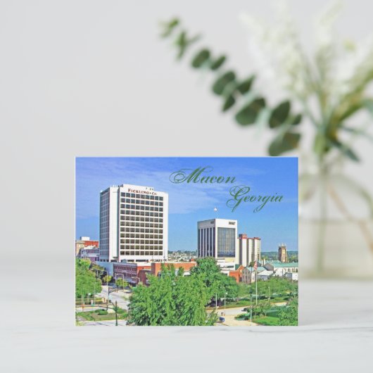 Macon, Georgia, VS Briefkaart (Staand voorkant)
