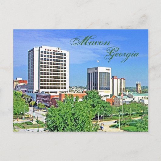 Macon, Georgia, VS Briefkaart (Voorkant)