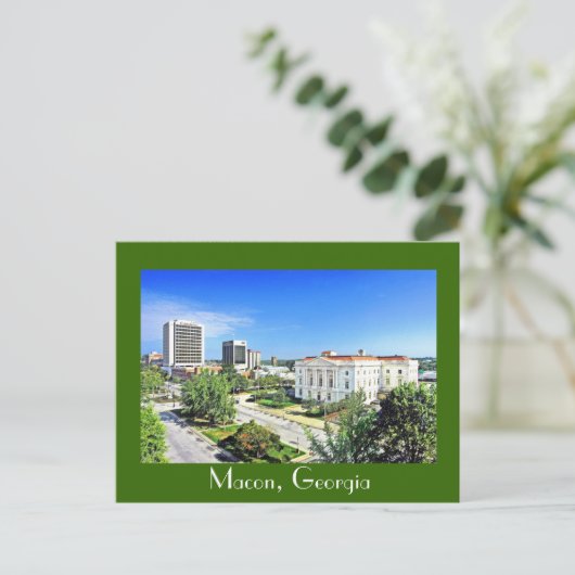 Macon, Georgia, VS Briefkaart (Staand voorkant)