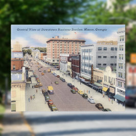  Macon, Georgië Briefkaart