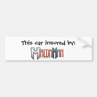 Macon Man-bumpersticker Bumpersticker