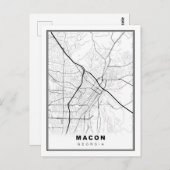 Maconkaart Briefkaart (Voorkant / Achterkant)