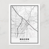 Maconkaart Briefkaart (Voorkant)