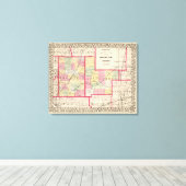 Macoupin, provincie Montgomery Canvas Afdruk (Insitu (Houten vloer))