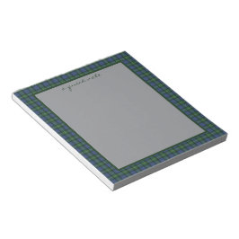 MacPhail Hunting Ancient Original Scottish Tartan  Notitieblok