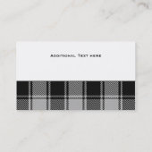 Macphee Clan Traditionele Tartan Aangepast Visitekaartje (Achterkant)