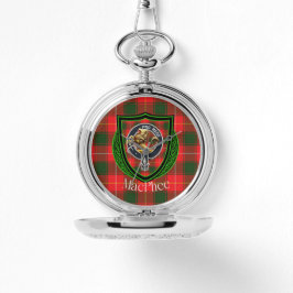 MacPhee Schotse Clan Tartan & Crest Horloge