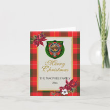 MacPhee Schotse Clan Tartan & Crest