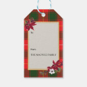 MacPhee Schotse Clan Tartan & Wapen Cadeaulabel (Achterkant)