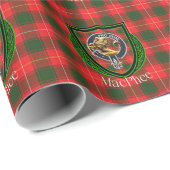MacPhee Scottish Clan Tartan & Crest Cadeaupapier (Rol Hoek)