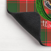 MacPhee Scottish Clan Tartan & Crest Muismat (Hoek)