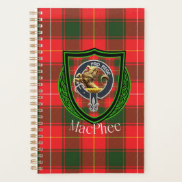 MacPhee Scottish Clan Tartan & Crest Planner