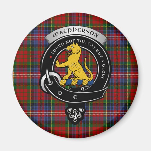 Macpherson Clan Badge Magnet (Voorkant)