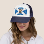 Macpherson Clan Badge Scottish Trucker Hat Trucker Pet (In situ)