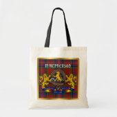 Macpherson Clan Badge & Tartan Tas (Voorkant)