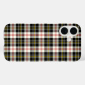 MacPherson Clan Black en White Dress Tartan Case-Mate iPhone Case (Achterkant (horizontaal))