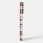 MacPherson Clan Black en White Dress Tartan Case-Mate iPhone Case (Achterkant / Rechts)