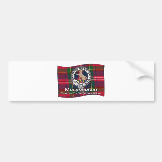 Macpherson Clan Bumpersticker (Voorkant)