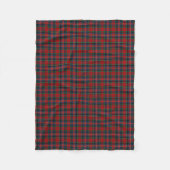 MacPherson Clan Red, Blue en Green Tartan Fleece Deken (Voorkant)