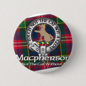 Macpherson Clan Ronde Button 5,7 Cm (Voorkant)