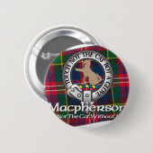 Macpherson Clan Ronde Button 5,7 Cm (Voorkant /achterkant)
