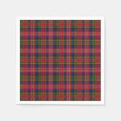 MacPherson Clan Tartan Plaid Papieren servetten (Voorkant)