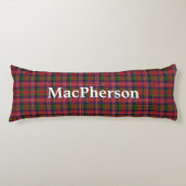MacPherson Clan Tartan Pset Body Pillow Lichaamskussen (Voorkant)