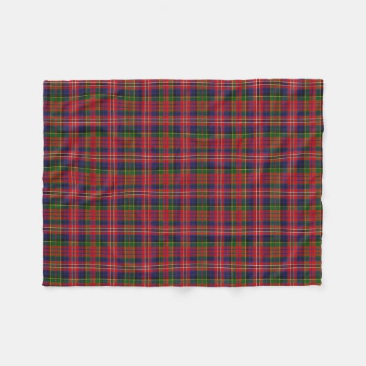 MacPherson Clan Tartan Pset Fleece Blanket (Voorkant (Horizontaal))