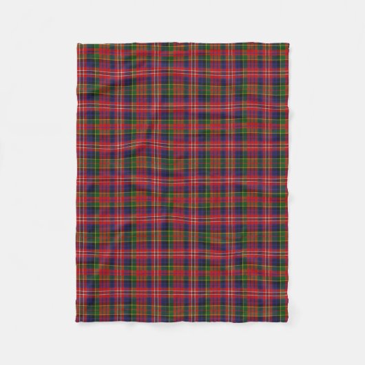 MacPherson Clan Tartan Pset Fleece Blanket (Voorkant)