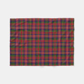 MacPherson Clan Tartan Pset Fleece Blanket Deken (Voorkant (Horizontaal))