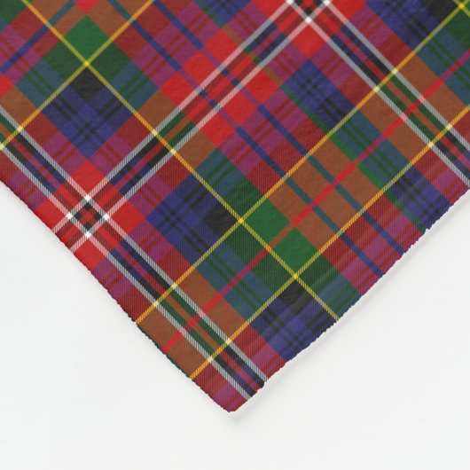 MacPherson Clan Tartan Pset Fleece Blanket Deken (Hoek)