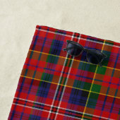 MacPherson Clan Tartan Pset Monogram Beach Towel Strandlaken (In situ)