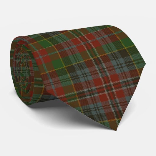 MacPherson Clan Tartan Stropdas (Opgerold)