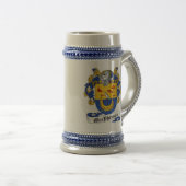 MacPherson Coat of Arms Stein - Family Crest Bierpul (Voorkant rechts)
