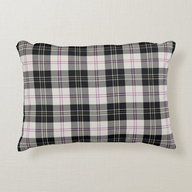 MacPherson Dress Ancient Scottish Tartan Pset Accent Kussen (Voorkant)