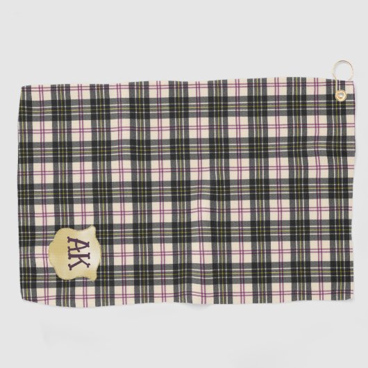 MacPherson Dress Modern Original Scottish Tartan Golfhanddoek (Horizontaal)