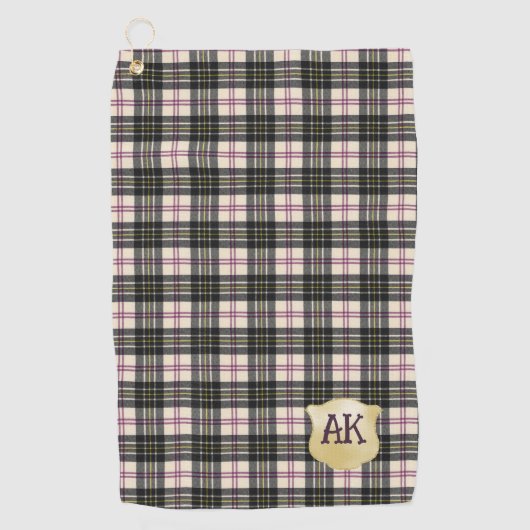 MacPherson Dress Modern Original Scottish Tartan Golfhanddoek (Voorkant)