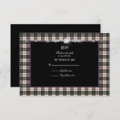 MacPherson Dress Modern RSVP (Voorkant / Achterkant)