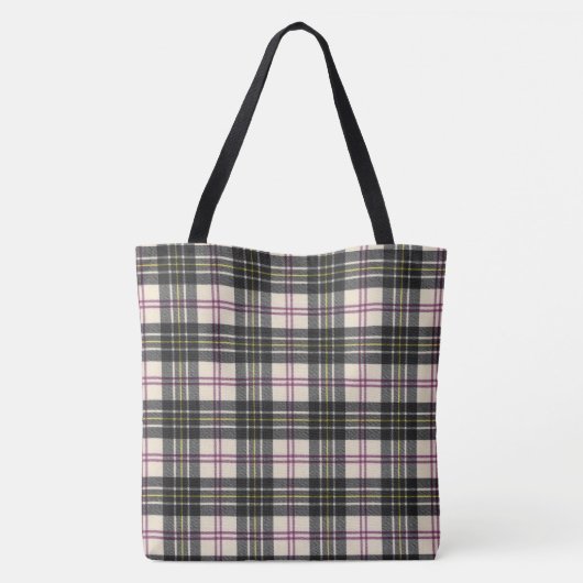 MacPherson Dress Modern Scottish Tartan Canvas tas (Achterkant)
