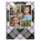 MacPherson familiefotocollage Notitieboek (Voorkant)