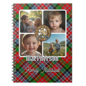 MacPherson Familiefotocollage Notitieboek (Voorkant)