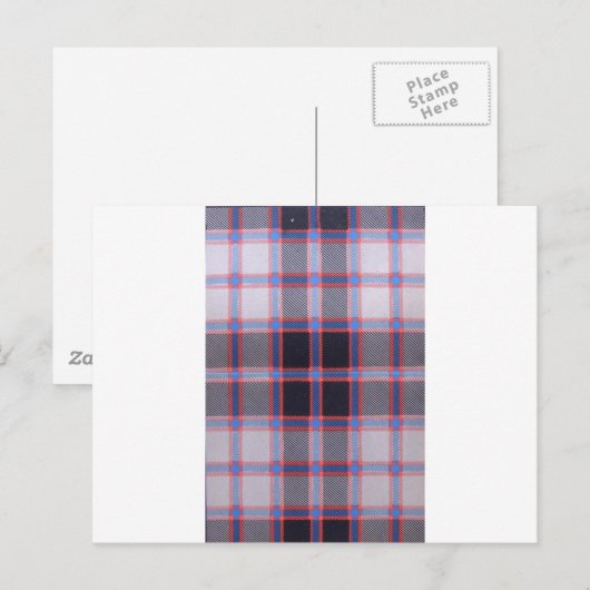 MACPHERSON HUNTING TARTAN BRIEFKAART (Voorkant / Achterkant)