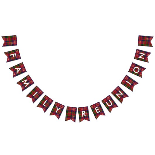 MacPherson Plaid Custom Bunting Banner (Alle)
