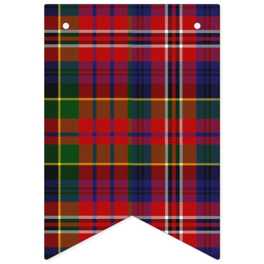 MacPherson Plaid Custom Bunting Banner (Eerste vlag)