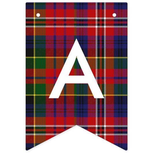 MacPherson Plaid Custom Bunting Banner (Derde vlag)