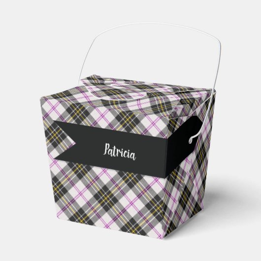 MacPherson Schots Tartan Plaid Patroon Bedankdoosjes (Voorkant Zijde)