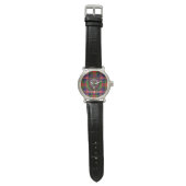 MacPherson Schotse Clan Tartan & Crest Horloge (Vlak)