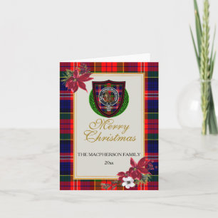 MacPherson Schotse Clan Tartan & Crest Kaart
