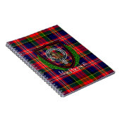 MacPherson Schotse Clan Tartan & Crest Notitieboek (Rechterzijde)