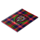 MacPherson Schotse Clan Tartan & Crest Notitieboek (Linkerzijde)